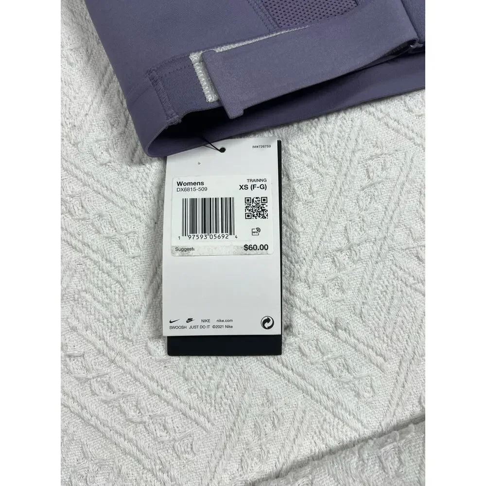 Nike Swoosh High Support Adjustable Sports Bra, in Purple, size XS NWT - Picture 7 of 10
